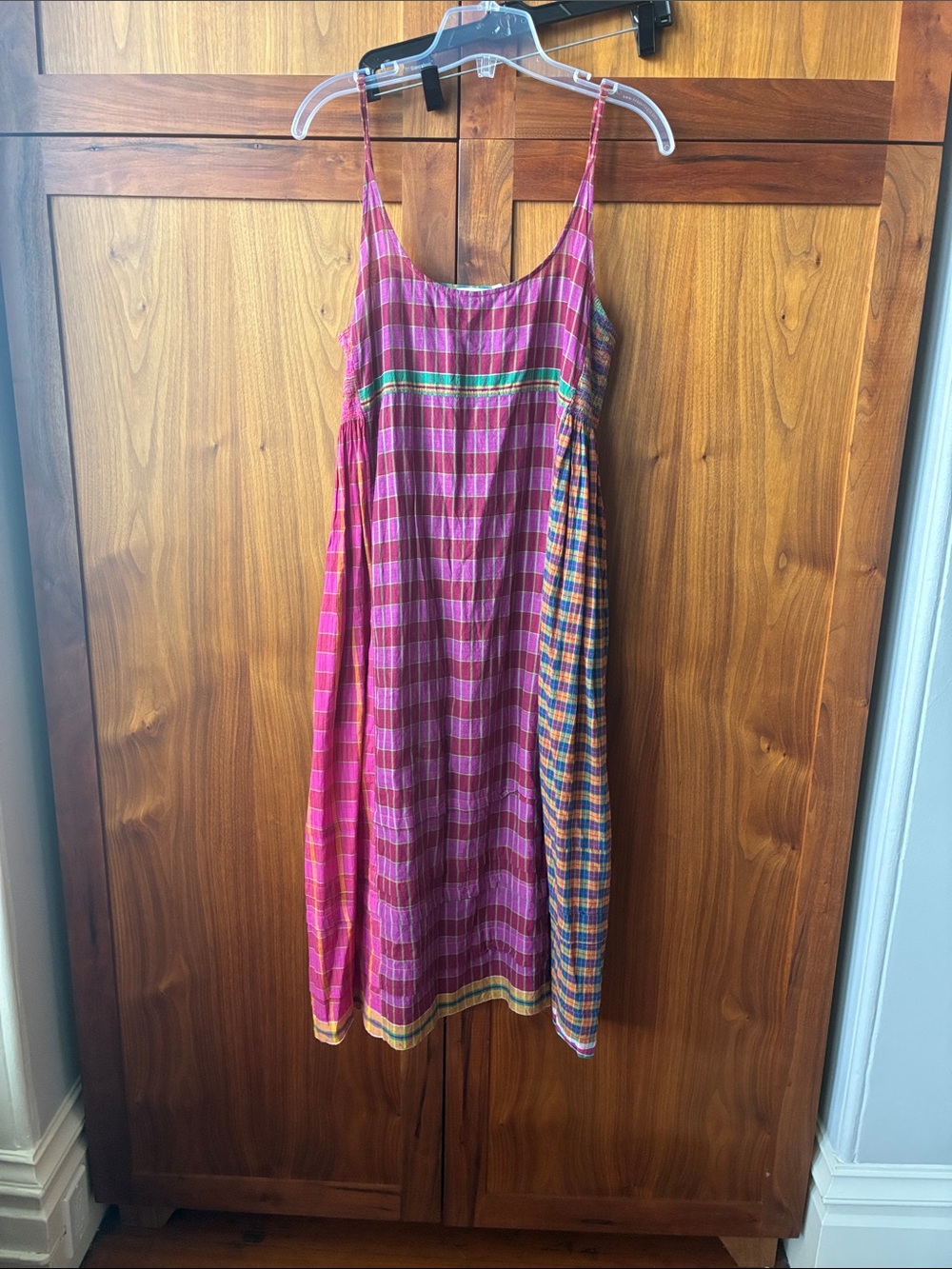 Injiri cotton slip. Multicolored with beautiful embroidery